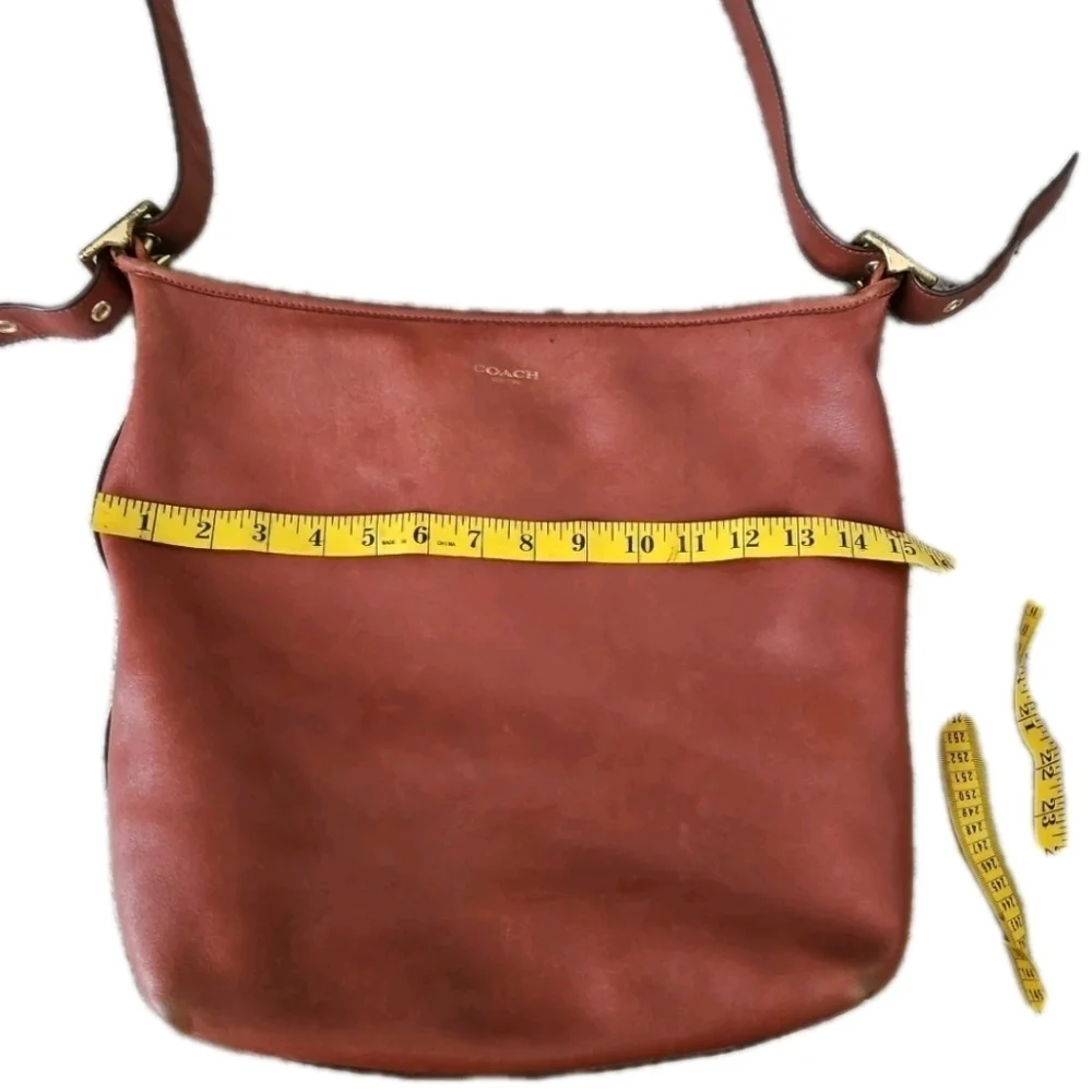 Coach Vintage Brown Leather Legacy Large Hobo Classic Designer Shoulder Purse